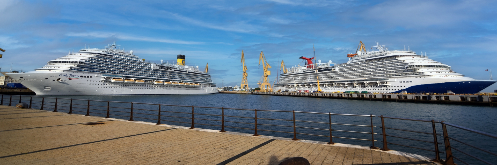 Carnival Firenze and Carnival Vista at Navantia Shipyard