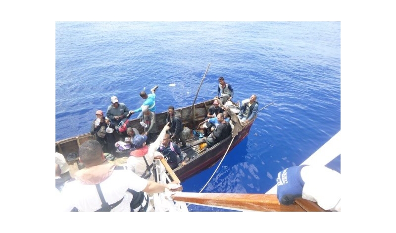 Carnival Paradise locates boat at sea rescues 27 people